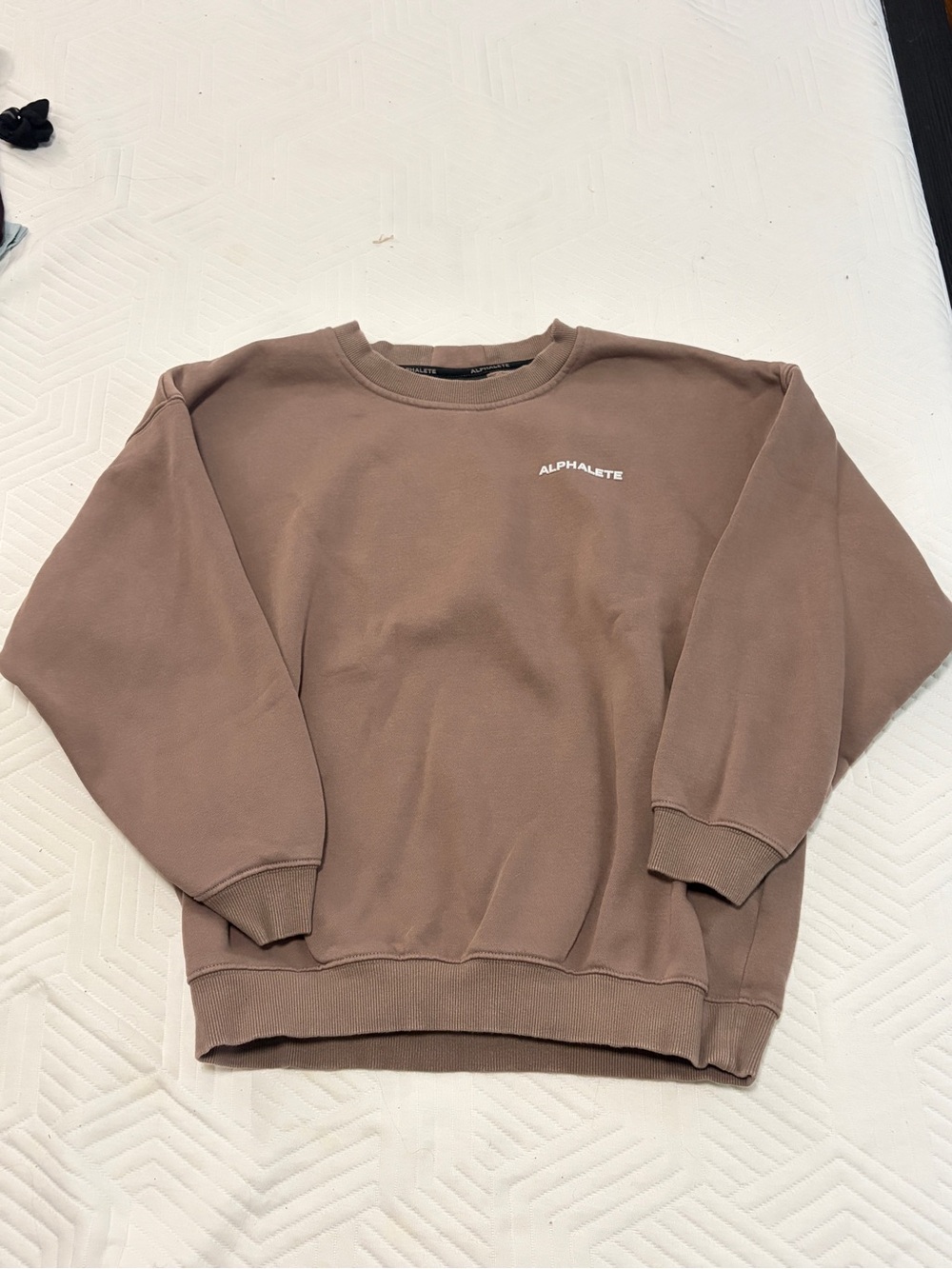 Alphalete Women’s Crewneck Sweater Brown S